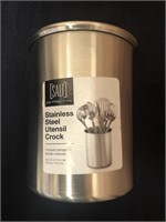 Stainless Steel Utensil Crock