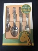 Lohodo Kids 4pc Cutlery Set 
Stainless Steel
