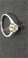 Sterling Silver CZ Ring Size 5