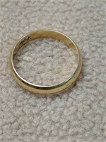 14k Gold Ring 1.6 Dwt. Engraved Bap On The Inside