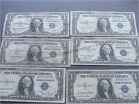 6 1935 silver certificates