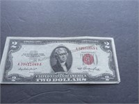Red seal 1953 $2 bill