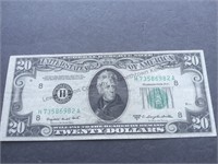 1950 H 20 dollar bill st Louis