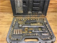 1/2 3/8 and 1/4 inch socket set with missing