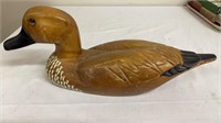 12”+ Wood Duck Decoy Signed By Andy Anderson.