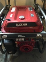 Honda black max portable generator