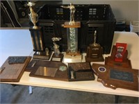 Trophies-Pinewood derby and pistol
