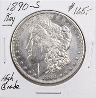 1890-S Morgan Silver Dollar Key Date High Grade