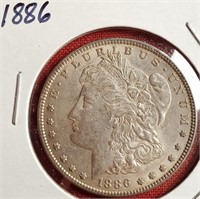 (116) - 1886 MORGAN $1 COIN