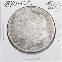 1890-CC Carson City Morgan Silver Dollar Coin