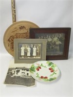 Pictures, Bread Board, & Plate