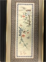 Framed Oriental Silk