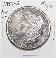 1897-S Morgan Silver Dollar Coin Key