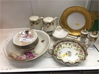 Decorative China With Hall Wheat Patterned Shakers