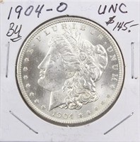 1904-O Uncirculated Morgan Silver Dollar Coin BU