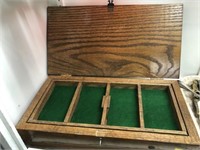 Oak Hinge Top Box