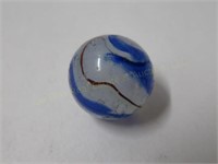 Ox Blood & Silver Marble 3/4" Some Roughness