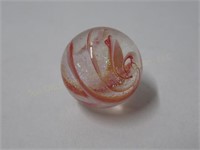Hand Blown Swirl Marble 7/8"