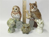 7 Misc. Owls. Couple Have Chips
