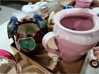 Pottery Pitcher & Vase