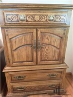 American Drew Walnut Country French  Chest