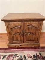American Drew French Country Walnut Side Chest