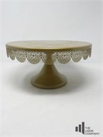 Gold Metal Cake Stand
