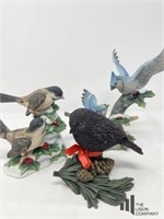 Holiday Bird Figurines