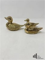 Brass Duck Figurines
