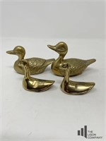 Brass Duck Figures