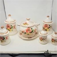Soup Tureen and Kitchen Canisters