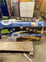 String lights 20ft 10 socket