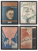 Framed Vintage New York Show Posters, 4