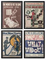 Framed Vintage New York Show Posters, 4