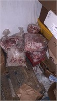 10 boxes of mystery meat and bags
