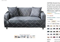 HOTNIU Stretch Sofa Covers Printed Couch Cover