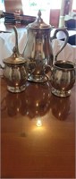 Concord pewter coffee set