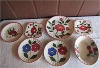 Blue Ridge Hand Painted Dishes Mixed Lot