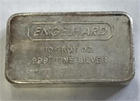 Engelhard 10 Troy Oz. 999+ Fine Silver