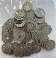 (49) Buffalo Nickels (Unsearched)