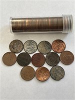 (1) Roll Lincoln Memorial Cents & (12) Cents