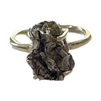 Genuine Meteorite From Campo Del Cielo Ring