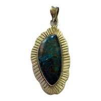 Natural Shattuckite Pendant