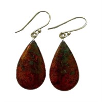 Genuine Sonora Sunrise Cuprite Blood Earrings