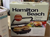 Hamilton Beach Panini Press, New in Box