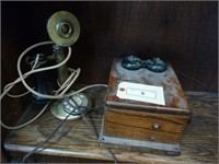 ANTIQUE CANDLESTICK PHONE***UPDATED***!