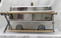 STERNO COMMERCIAL CHAFFING PAN ON STAND