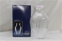 LONGCHAMP CRISTAL D'ARQUES VASE 9 3/4"