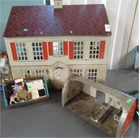 DOLL HOUSE WITH FARM & ANIMALS AND MORE
