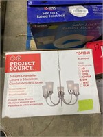 Project source 5 light chandelier